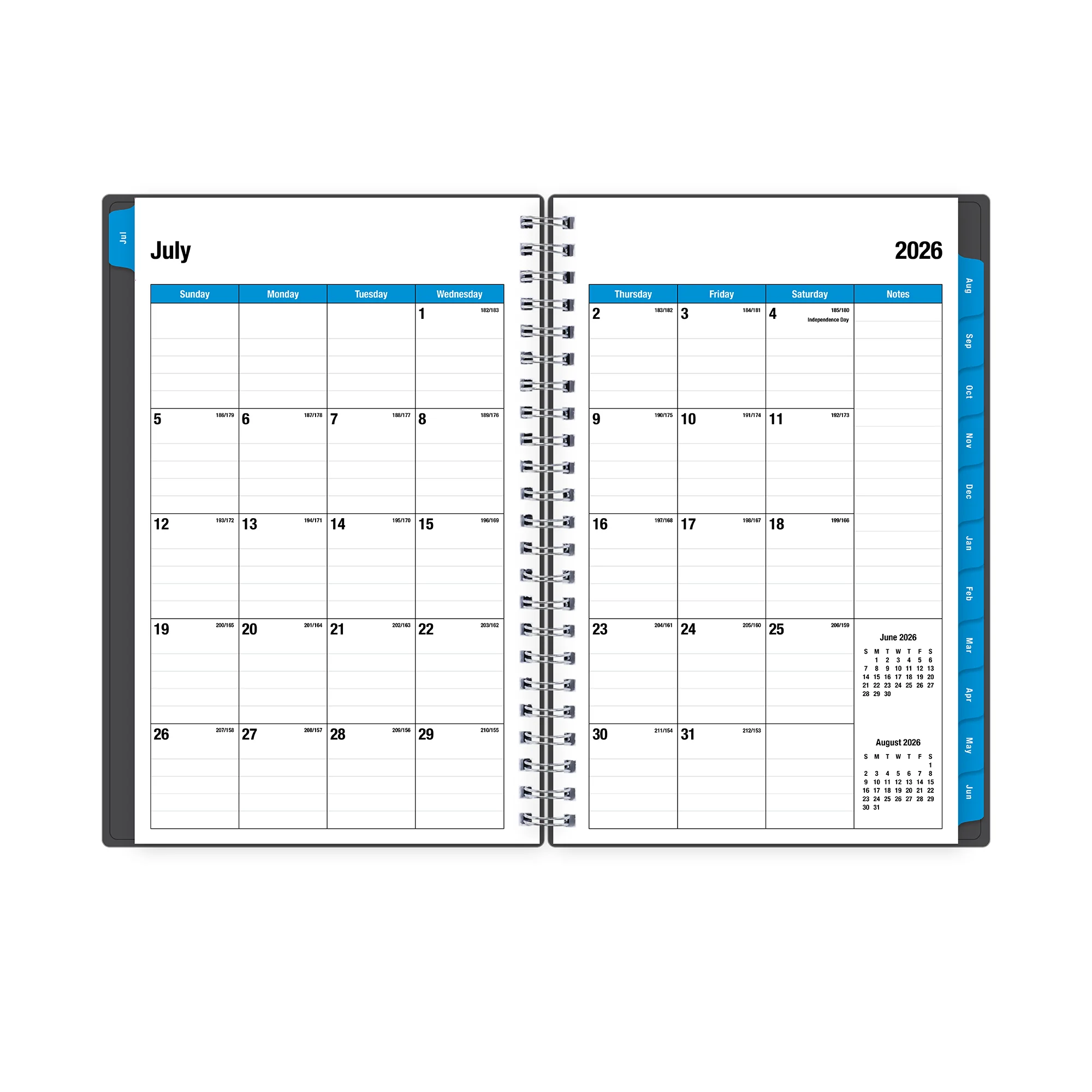 Collegiate 2026-2027 Weekly 5x8 Planning Calendar - Image 4