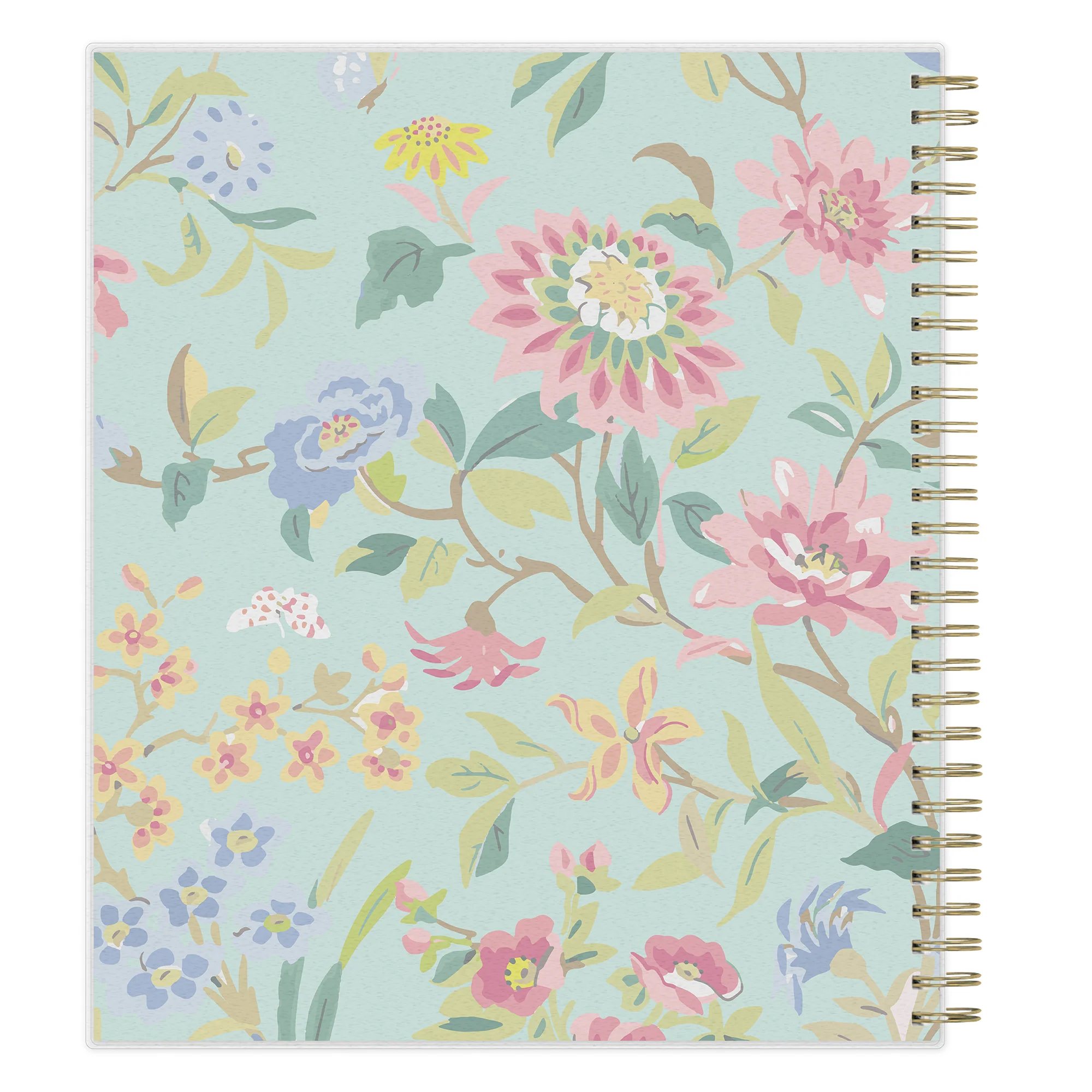 Climbing Floral Mint 2026-2027 Monthly 8x10 Day Designer Planning Calendar - Image 8