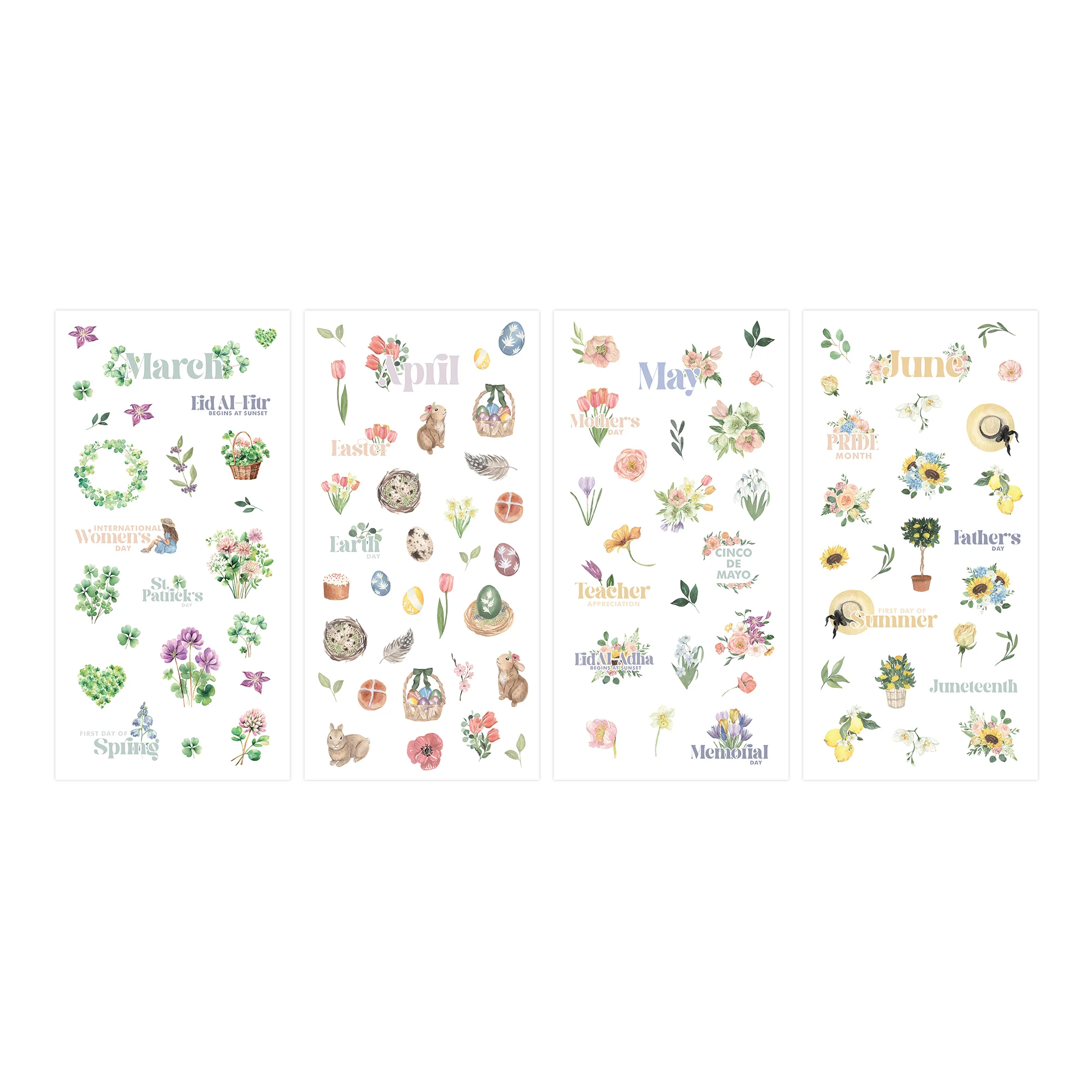 Floral Every Day & Every Month Sticker Book 1460+ Stickers - Image 3