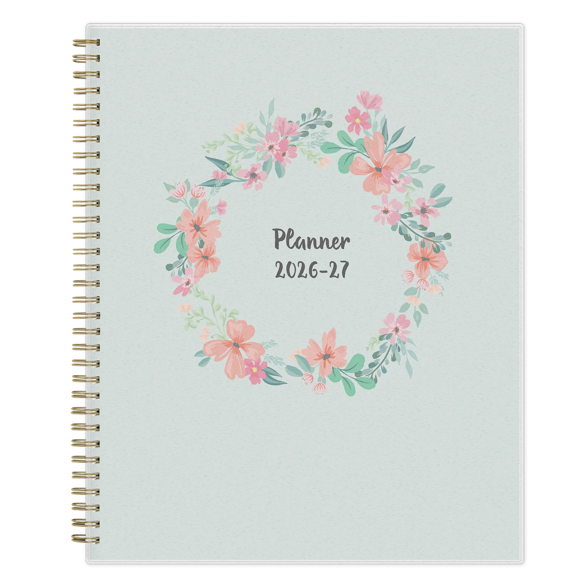 Laurel 2026-2027 Weekly Monthly 8.5x11 Planning Calendar
