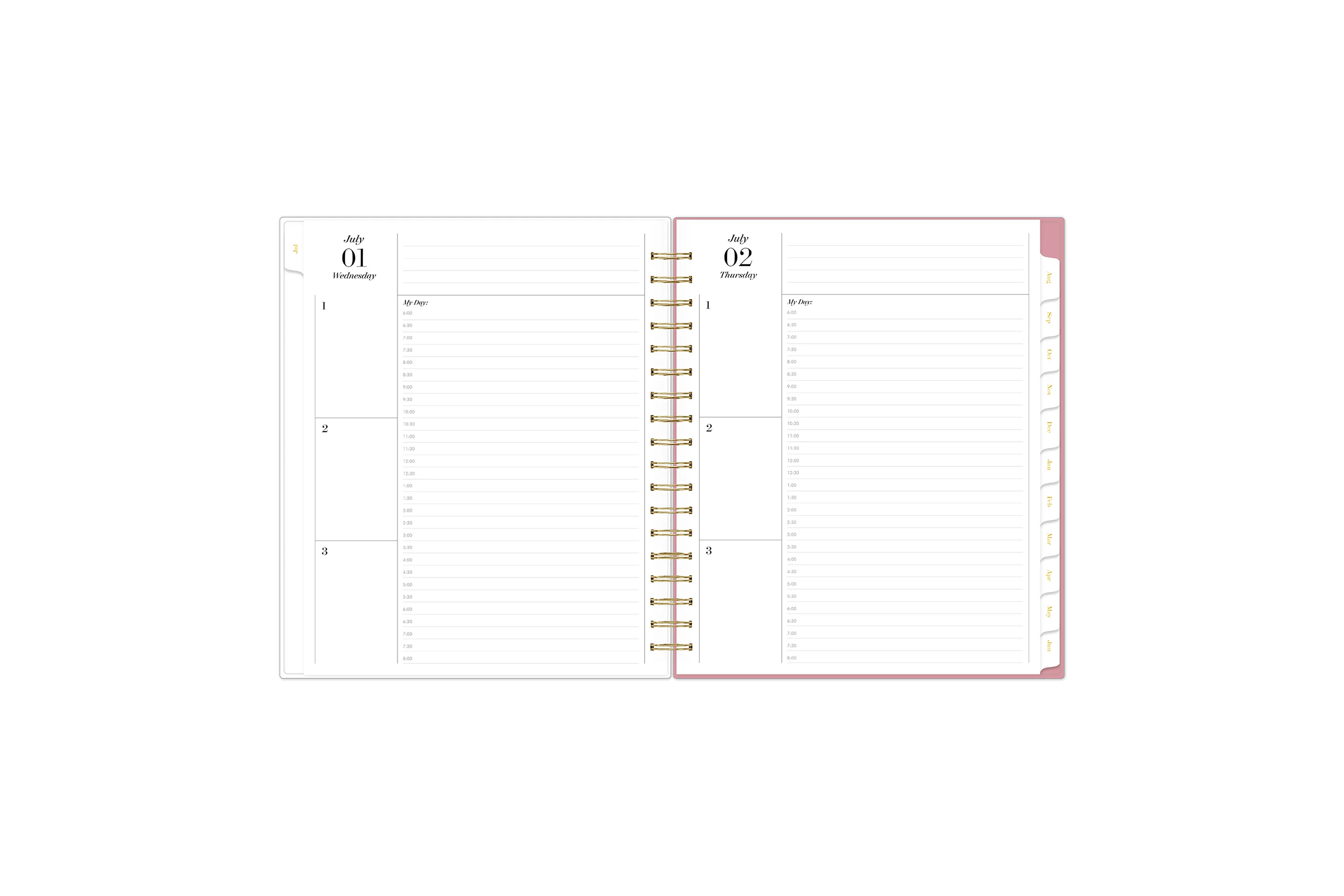 Liliana Rose 2026-2027 Daily Monthly 8x10 Planning Calendar - Sincerely Jules - Image 3