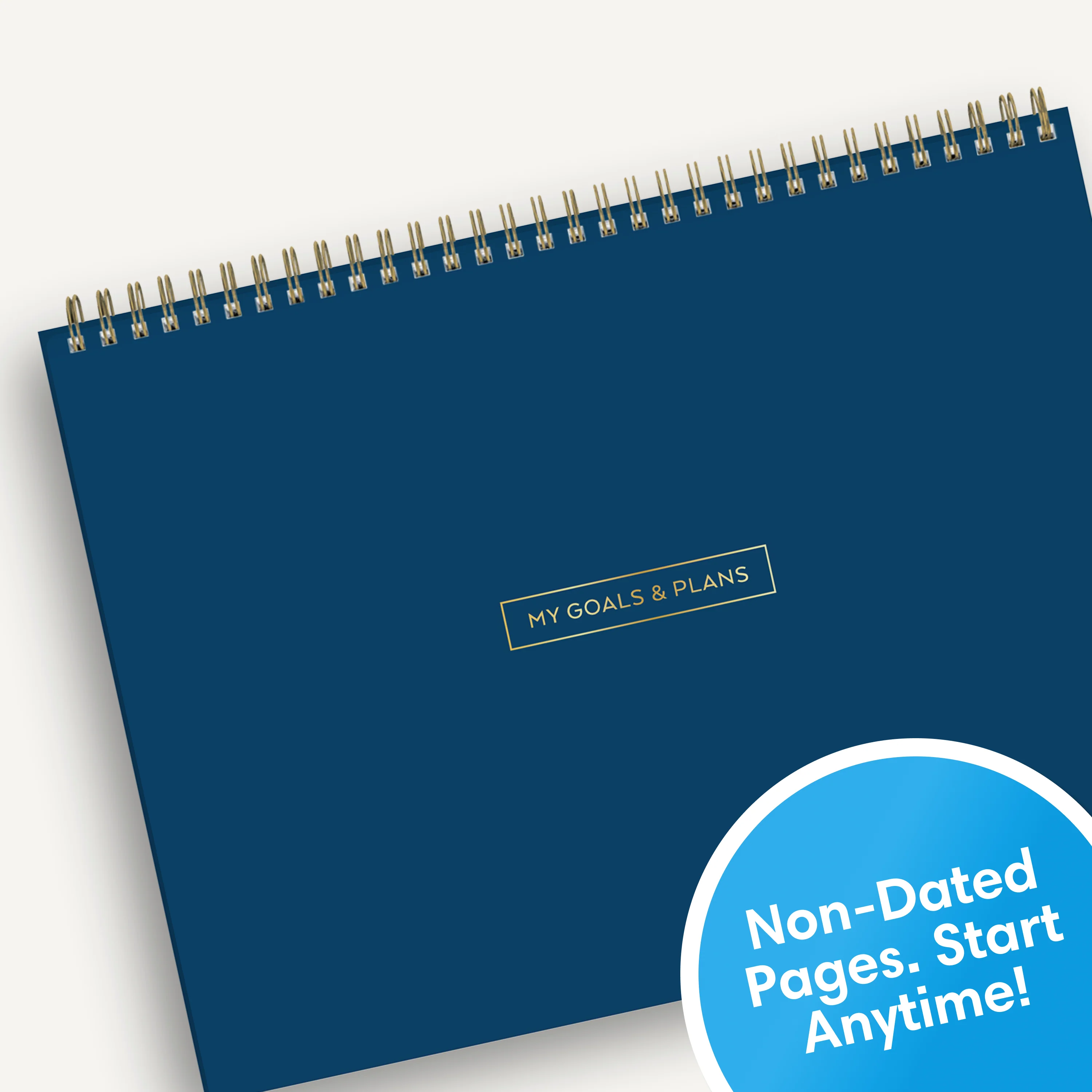 Navy Undated Weekly Planning Pad 12" x 9" - Image 5