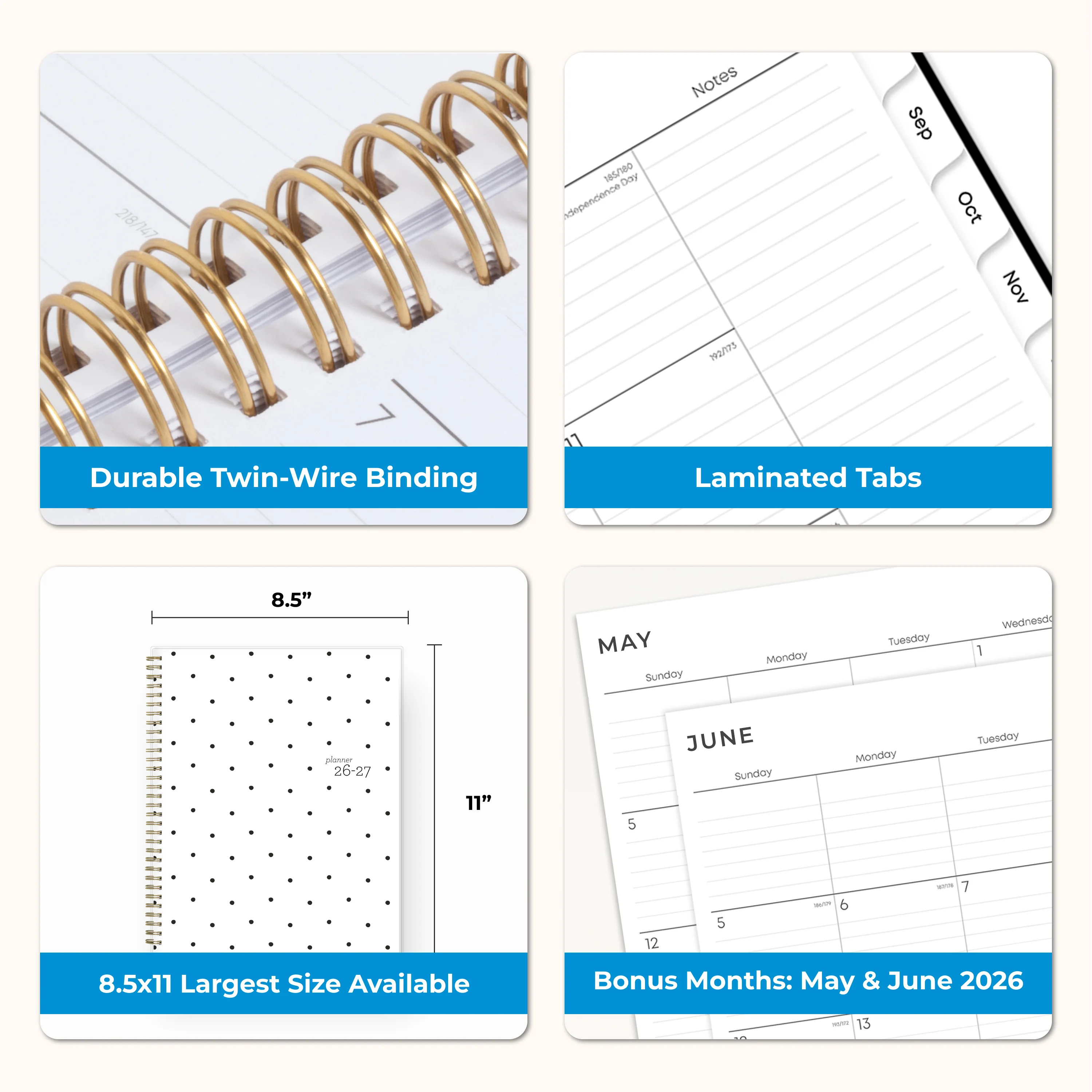 Pippi Sweet 2026-2027 Weekly 8.5x11 Planning Calendar - Image 7